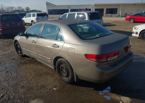 2003 Honda Accord 2.4 Lx from USA, damaged, VIN 1HGCM55323A136728